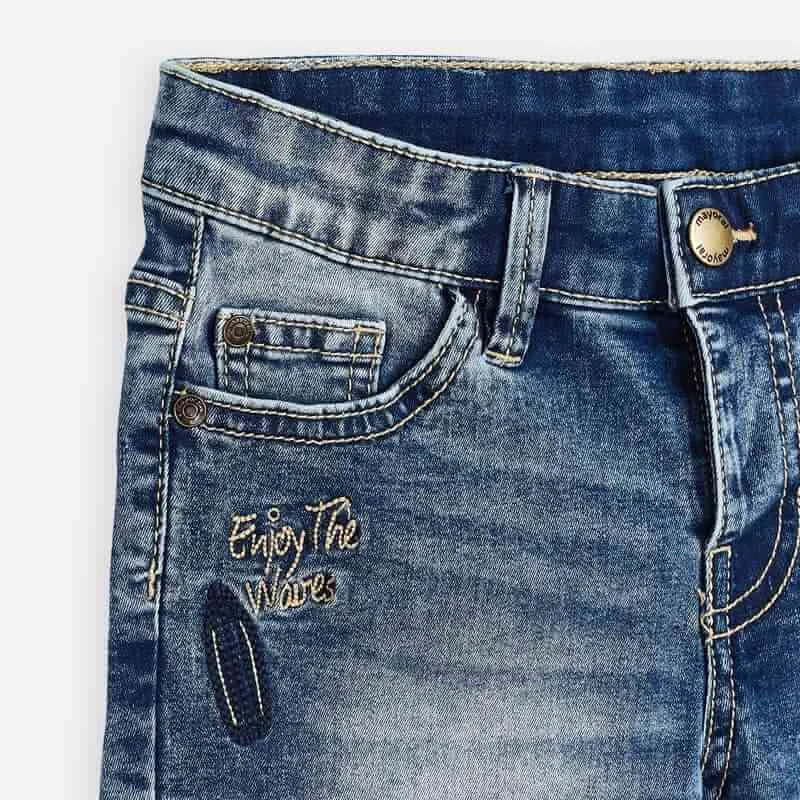 Chlapecké džínové kraťasy Mayoral 3265-5 velikost 128