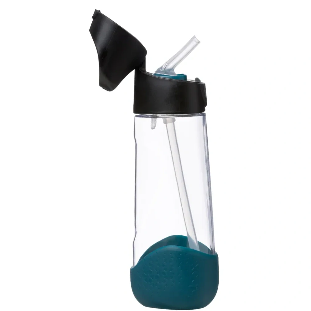 b.box Lahev na pití s brčkem 600 ml - Night Vision