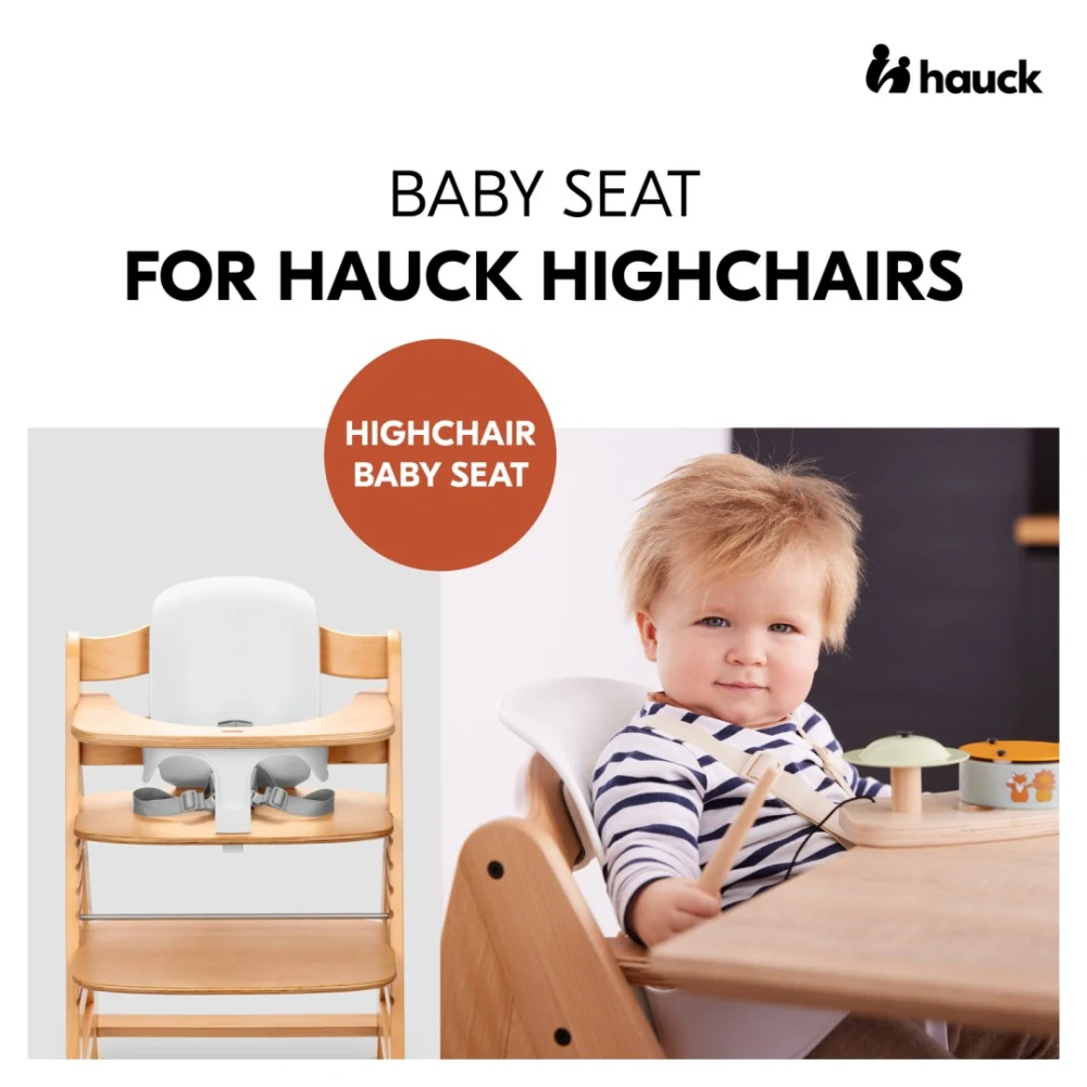 Hauck Sedátko 6-24m pro židličky Alpha+/Beta+, plast bílá