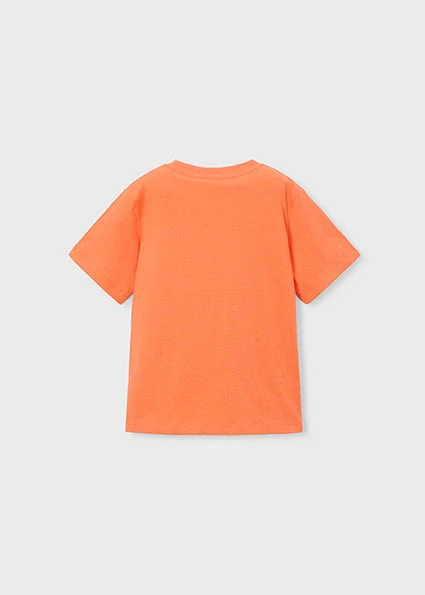 Chlapecké triko krátký rukáv Mayoral 3077-84 Oranžové