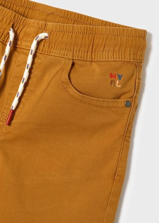 Chlapecké rifle Jogger Mayoral 3581-10 Okrové velikost 134