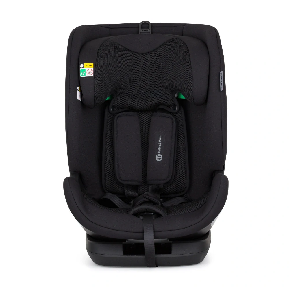 PETITE&MARS Autosedačka Prime Pro i-Size Coal Black Air 76-150 cm (9-36 kg)