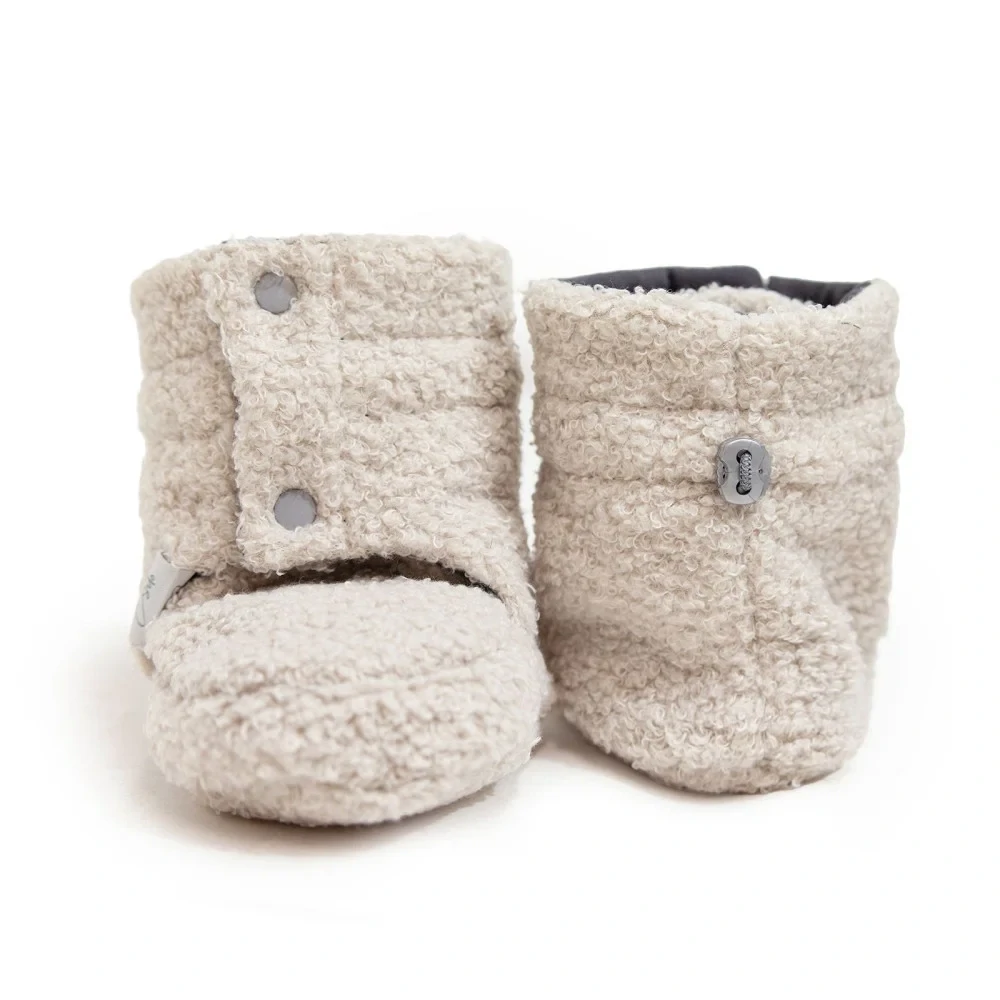 Capáčky Teddy fleece double Nature velikost 1 - délka stélky 11cm