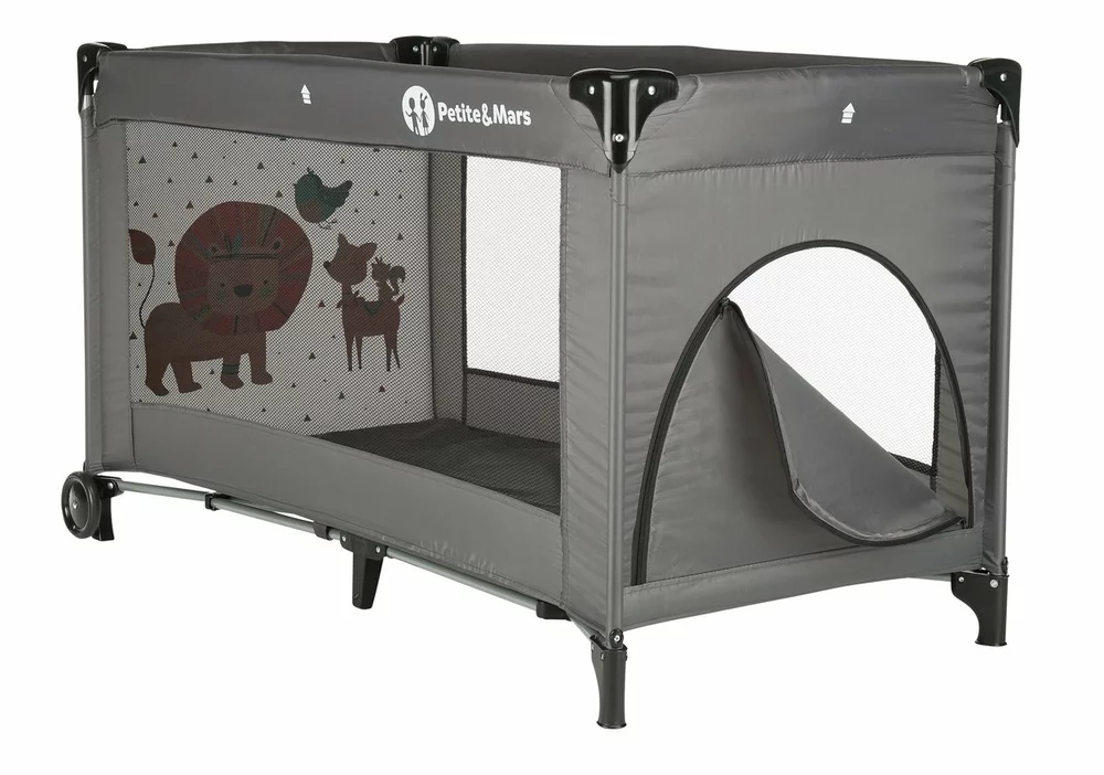 Cestovní postýlka Koot Lion Grey Petite&Mars