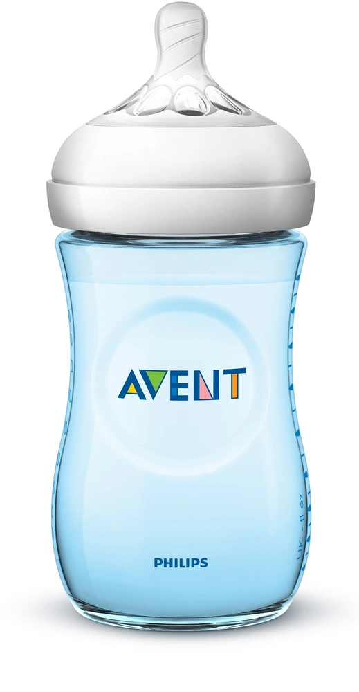 Láhev Natural Philips Avent 260 ml, 1 ks modrá 
