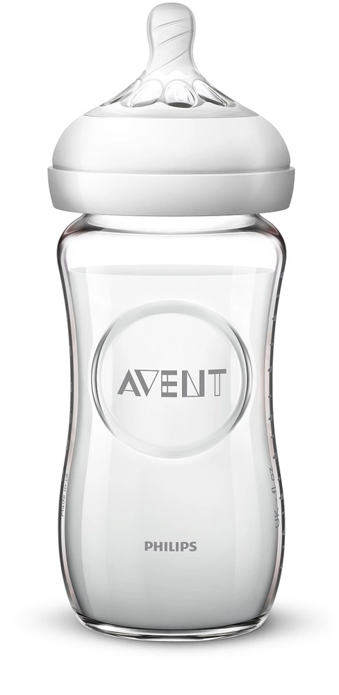 Lahev Natural Philips Avent skleněná 240 ml nová