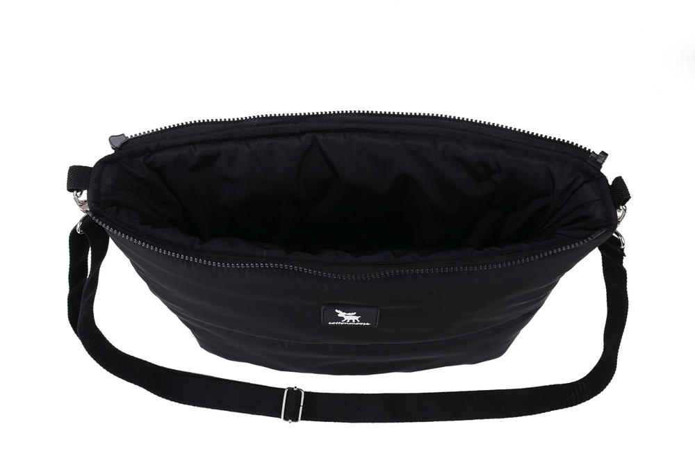 Zimní fusak Cottonmoose Combi Black+kožešina hnědá