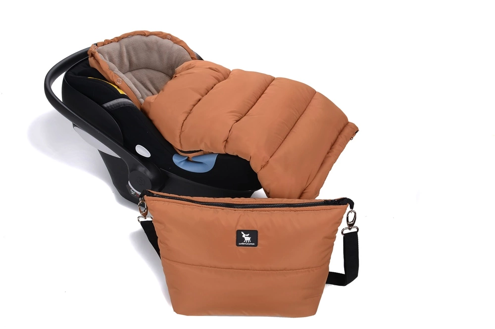 Zimní fusak Cottonmoose Combi  Amber+kožešina hnědá