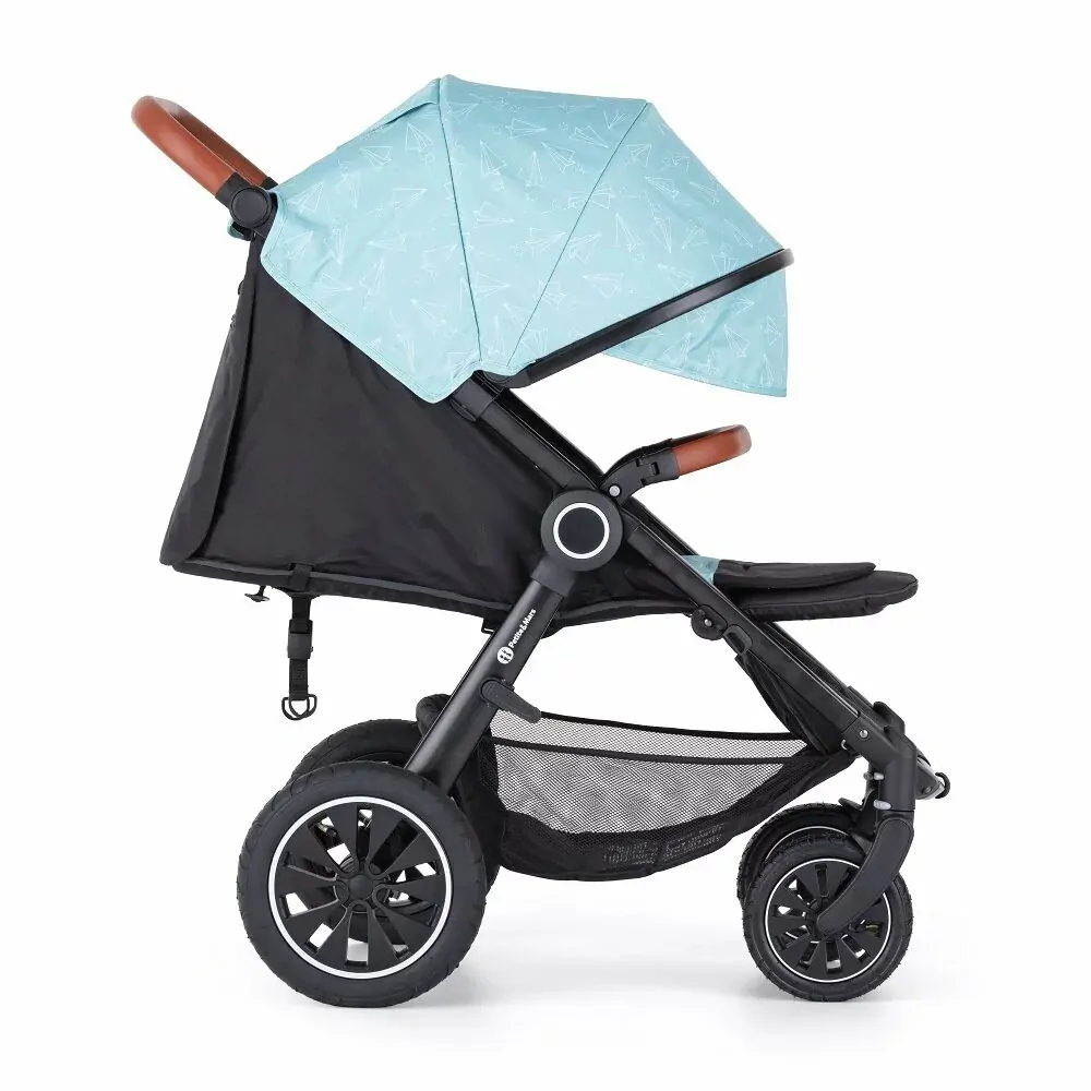 PETITE&MARS Kočárek Street+ Air Oak + Stříška Limited 100 Airplane