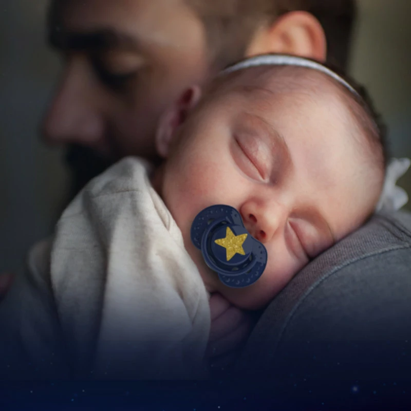 LOVI Dudlík silikonový dynamický Stardust 3-6m 2ks Blue