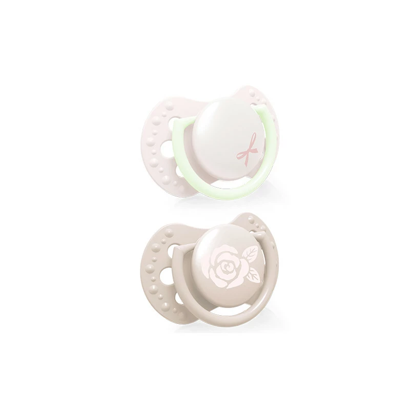 LOVI Dudlík mini BABY SHOWER 0-2m 2ks holka