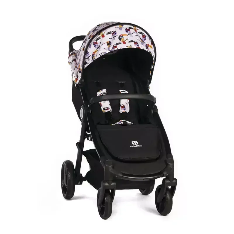Kočárek PETITE&MARS Street+ Air Oak včetně stříšky a polstrování Limited 100 , Toucan