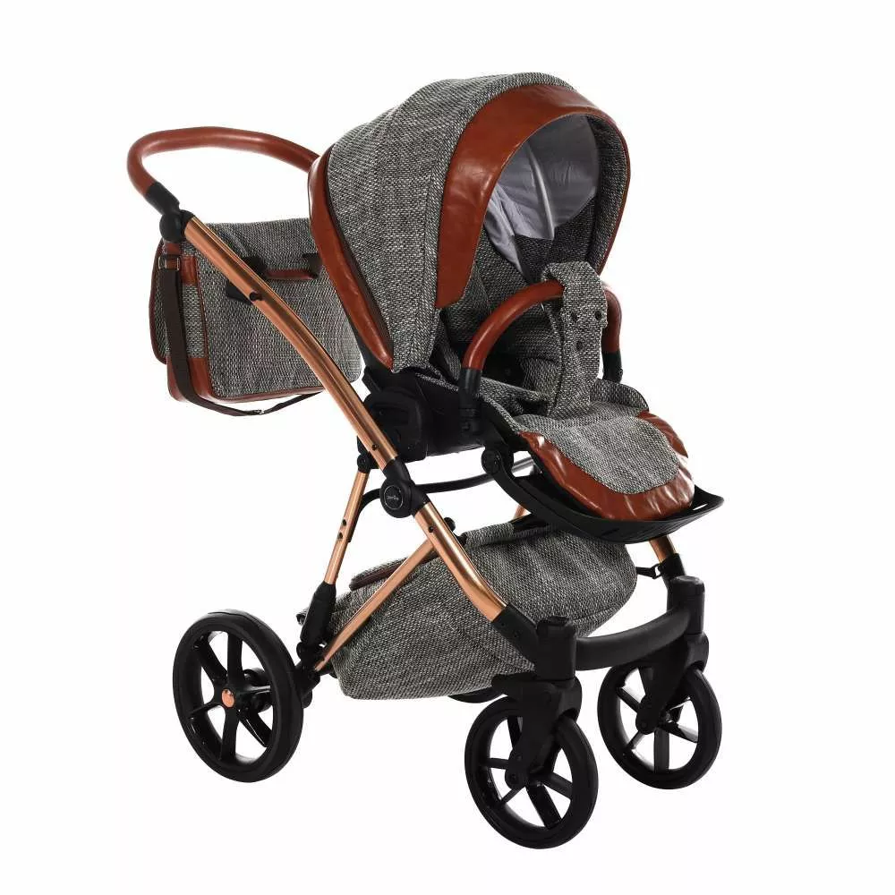 Kočárek dvojkombinace 2v1 JASMINE Camino Vintage - Cognac soft