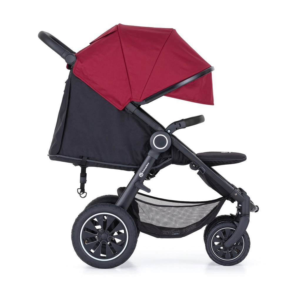 PETITE&MARS Kočárek sportovní Street+ Air Black Deep Ruby Complete