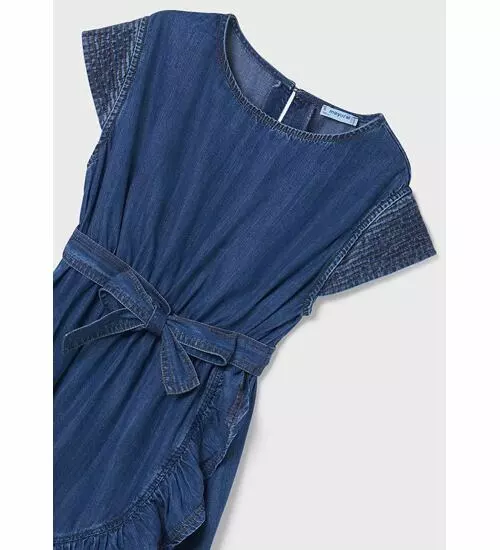 Dívčí letní jeans šaty Mayoral Tencel 6979-46 velikost 157