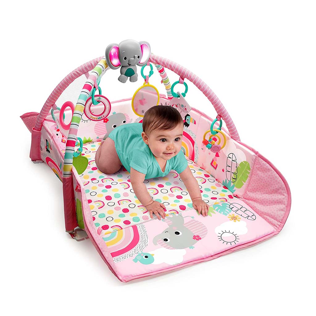 BRIGHT STARTS Deka na hraní 5v1 PiP Your Way Ball Play ™ Rainbow Tropics ™ 0m +