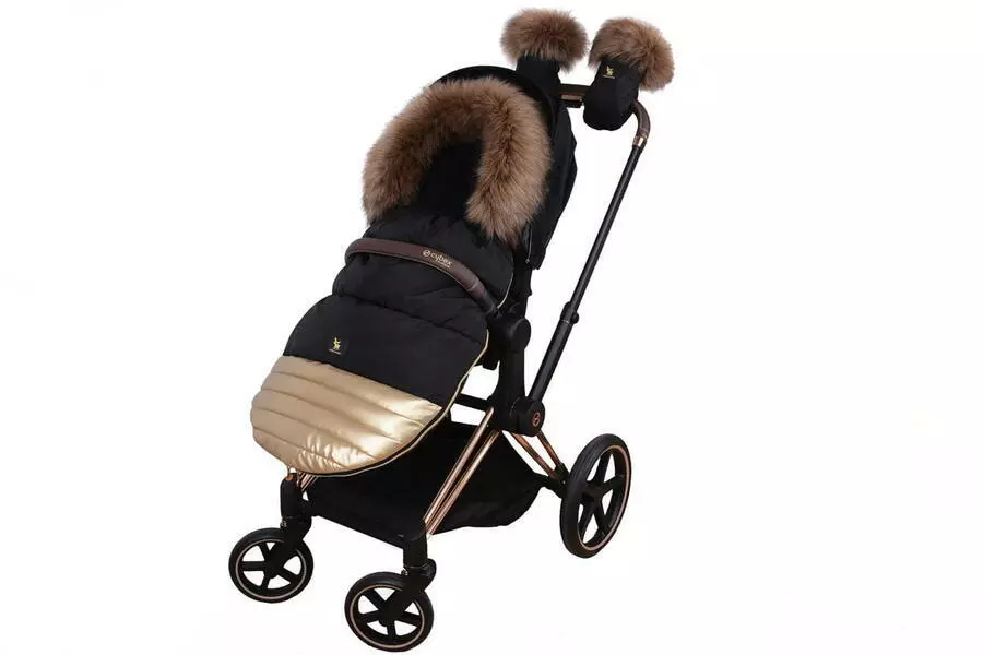 Fusak do kočárku COTTONMOOSE Moose Shine Yukon Limited Gold