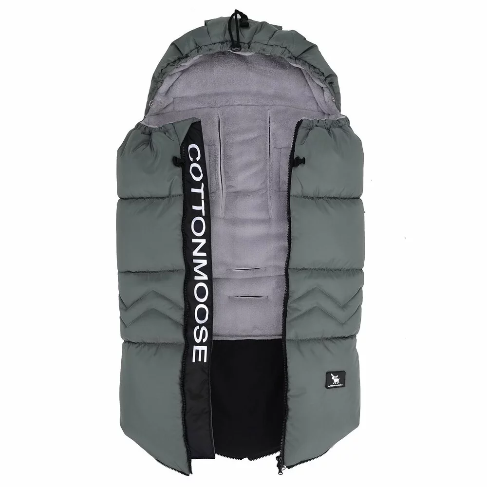  Fusak do kočárku COTTONMOOSE North Yukon šedý