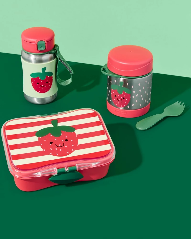 SKIP HOP Spark Style Termoska na jídlo se lžičkou/vidličkou 325 ml, 3r+ Jahoda
