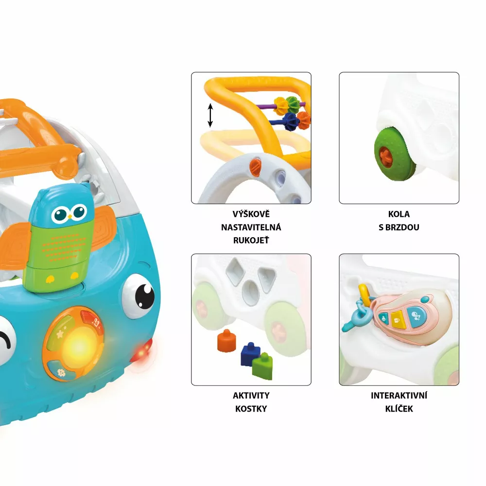ZOPA Aktivity chodítko 3v1 Blue