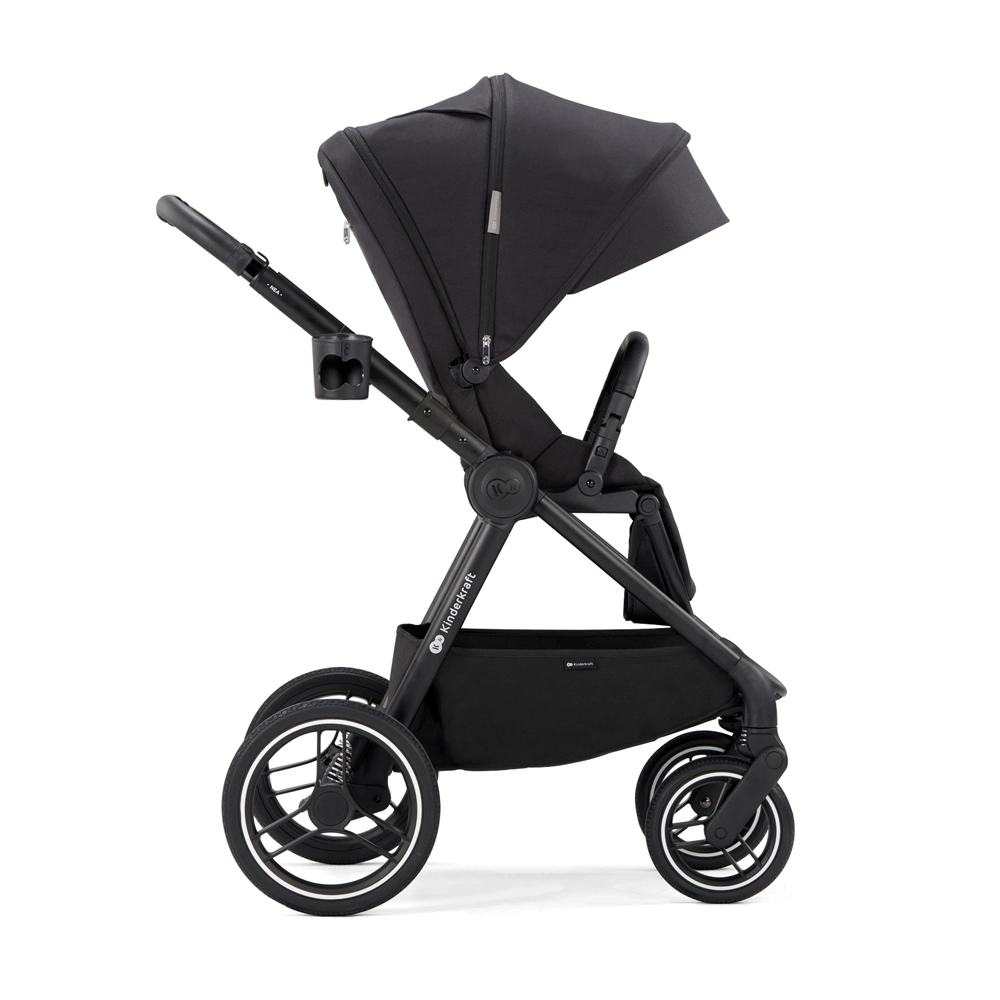 KINDERKRAFT SELECT Kočárek kombinovaný Nea 2v1 Midnight Black, Premium