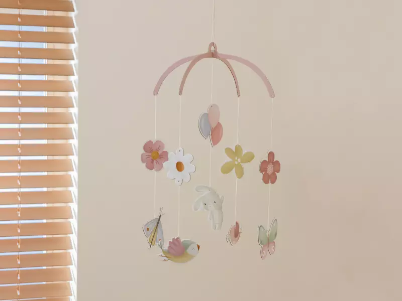 Little Dutch Dekorativní kolotoč Květiny a motýli 