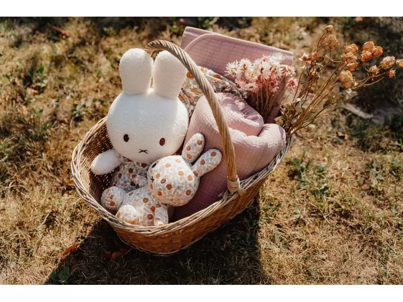 Little Dutch Králíček Miffy textilní Vintage Kytičky 35cm