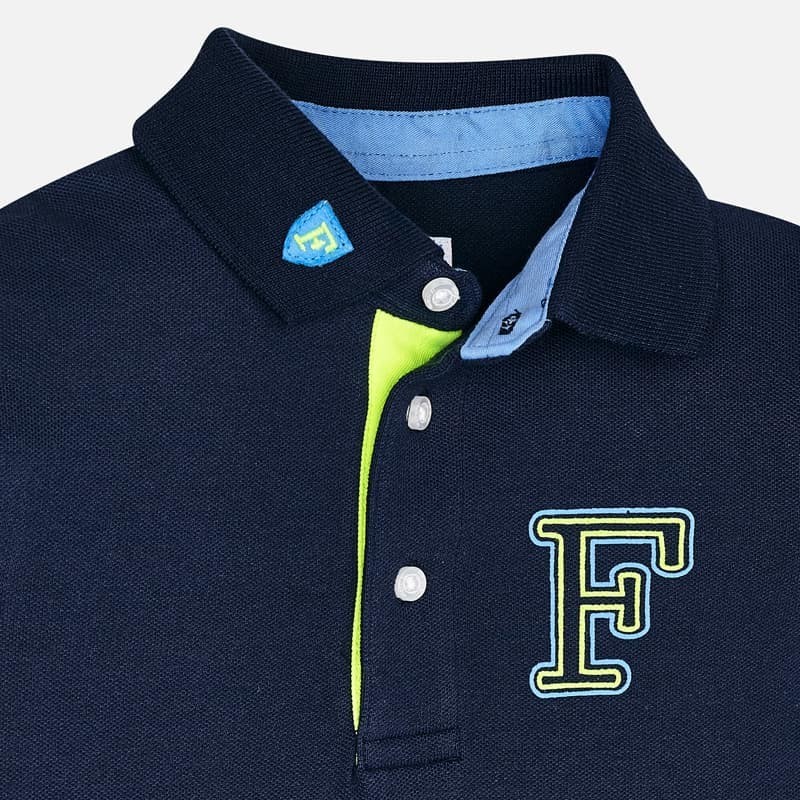 Chlapecké triko polo krátký rukáv Mayoral 3154-88 Azul