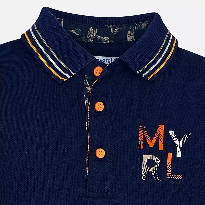 Chlapecké triko polo krátký rukáv Mayoral 3115-65 Azul velikost 110