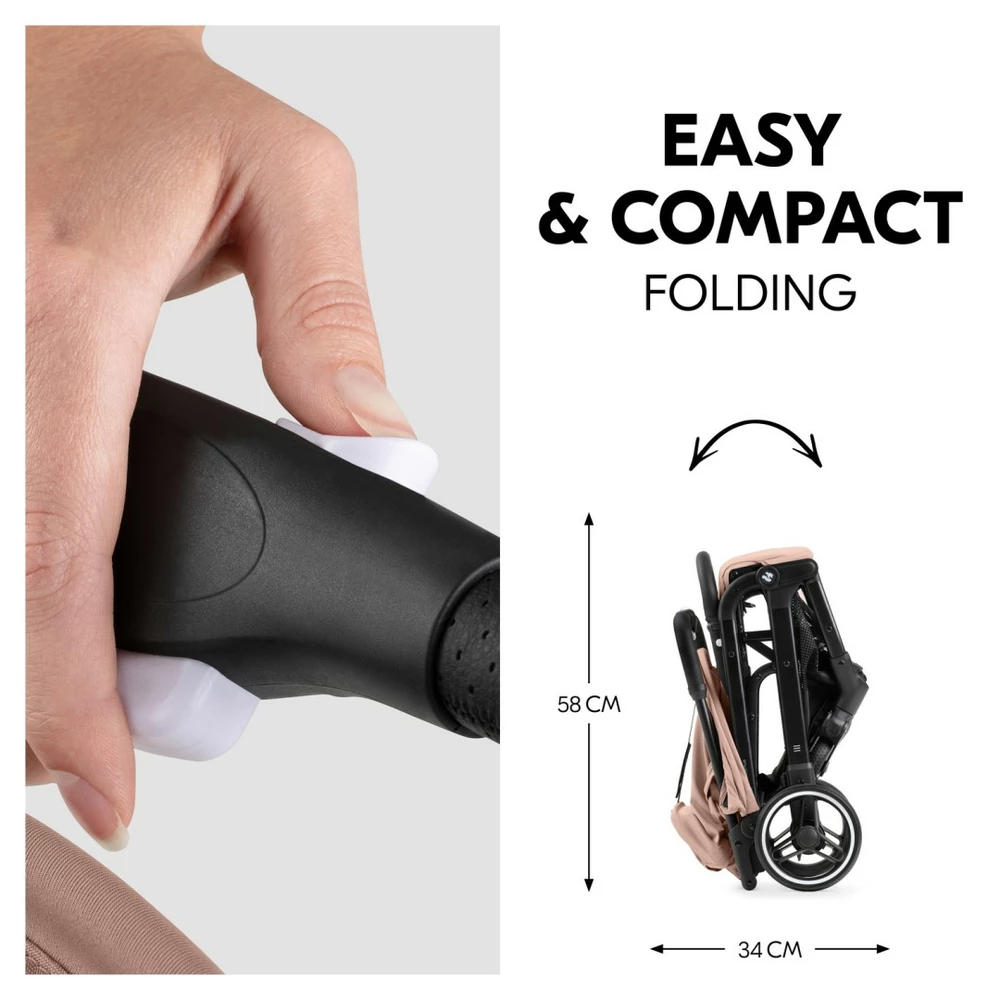 Cestovní sportovní kočárek Hauck Travel N Care Plus Hazelnut