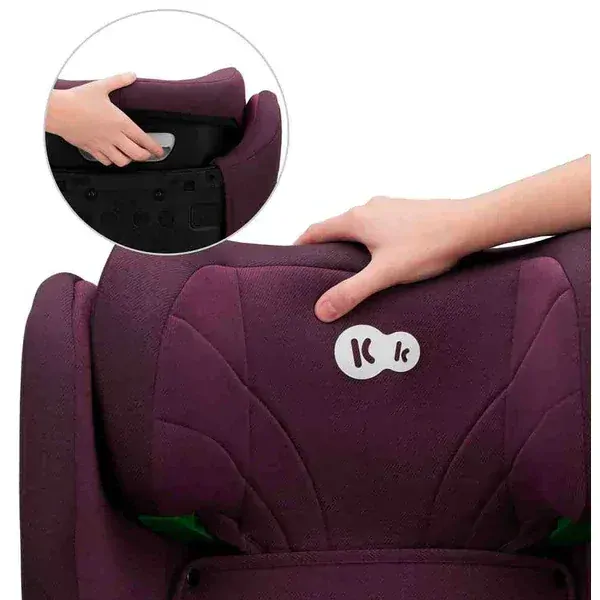 KINDERKRAFT Autosedačka Junior Fix 2 100-150 cm Cherry Pearl