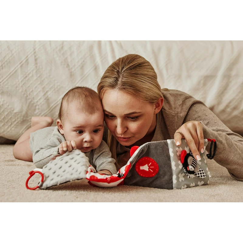 Canpol babies Kontrastní edukativní knížka SENSORY