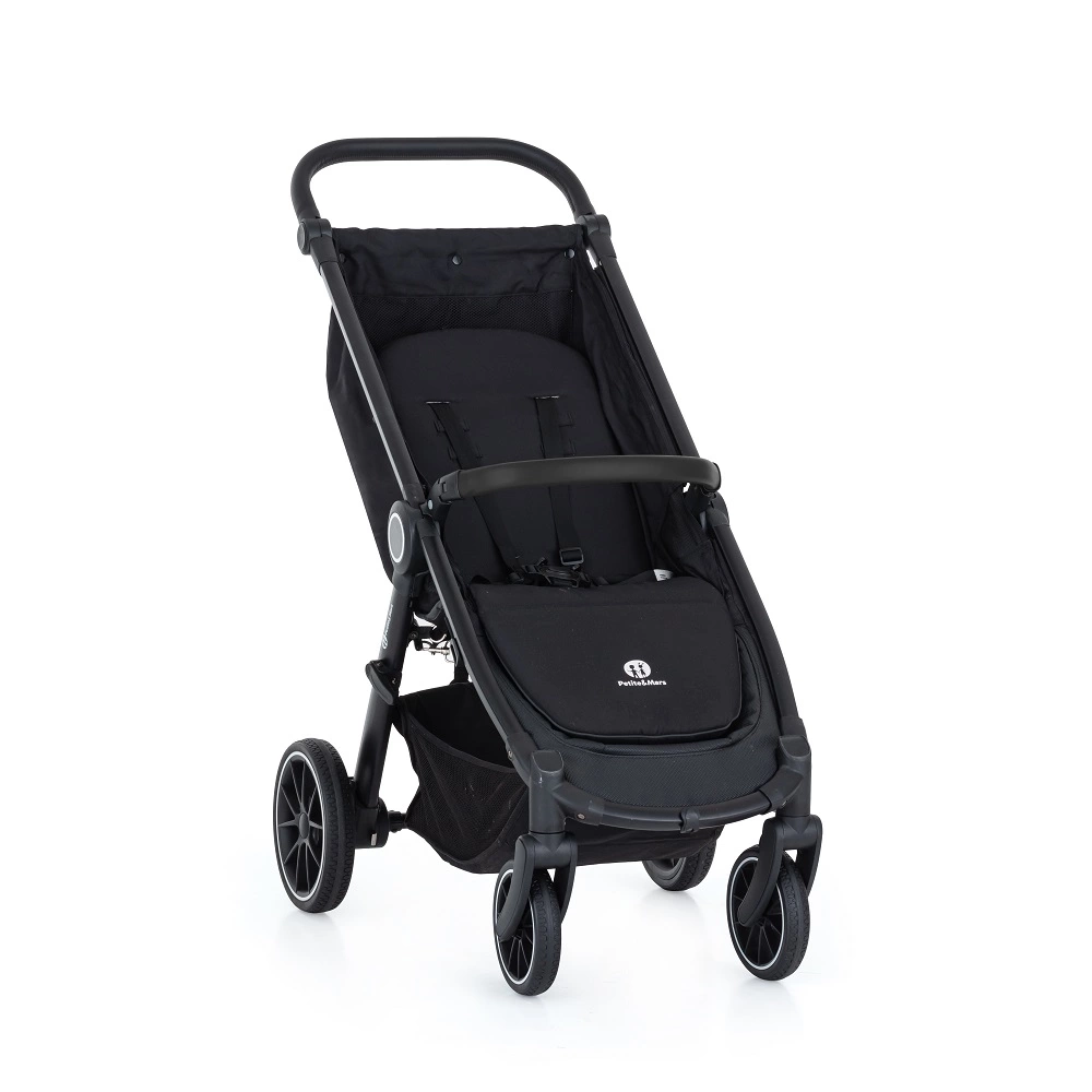PETITE&MARS Kočárek Street+ RWS Black + Stříška Limited 100 Tenderness