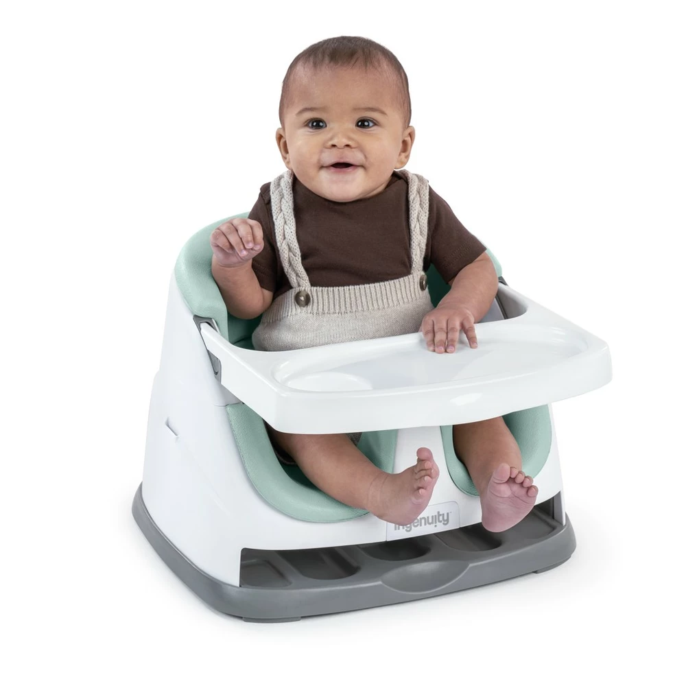 INGENUITY Podsedák na jídelní židli 2v1 Baby Base Mist 6 m+, do 22 kg