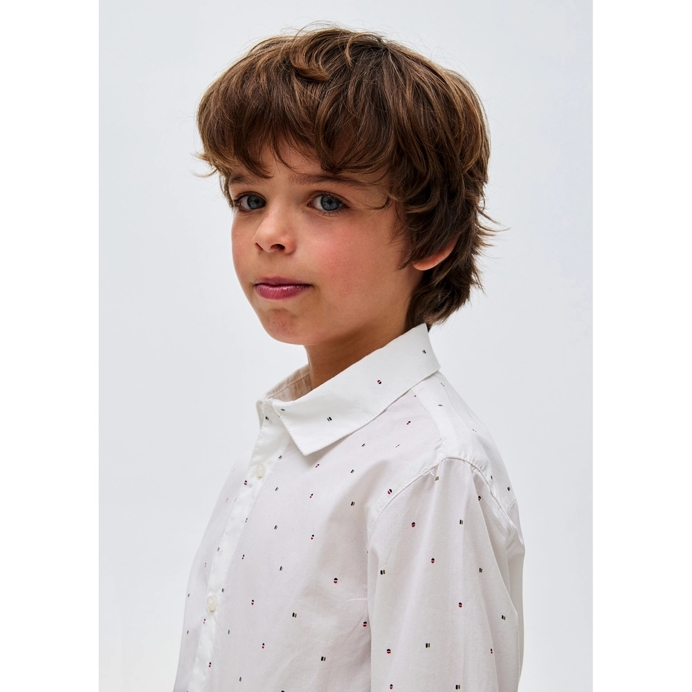 Chlapecká košile s dlouhým rukávem Mayoral 7187-46 velikost 172