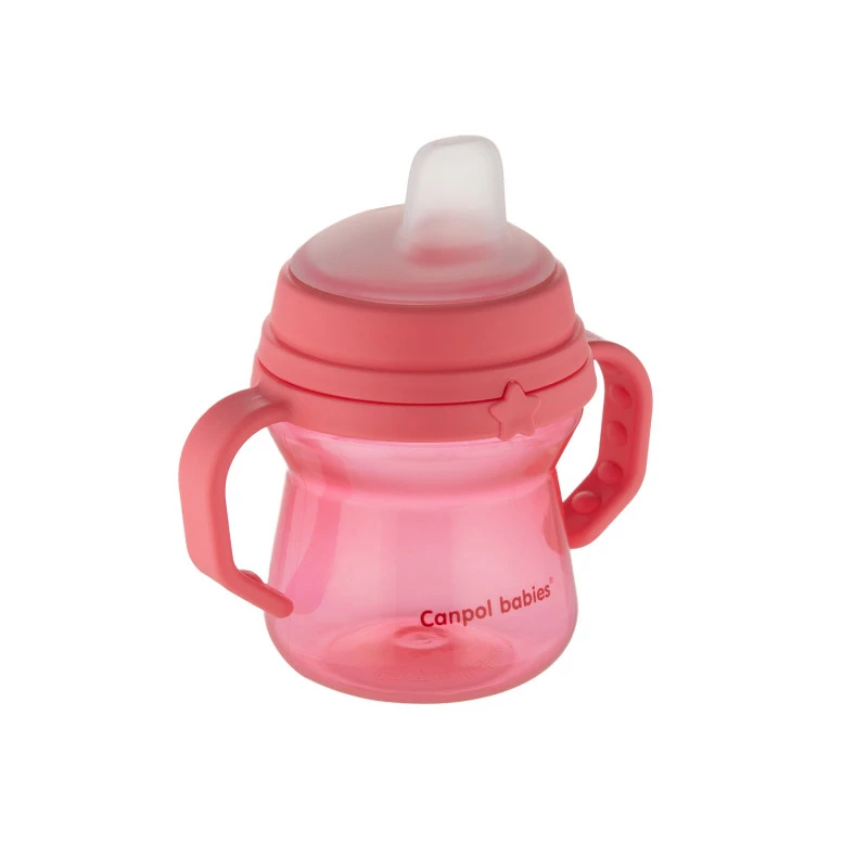 Canpol babies Hrneček se silikonovým pítkem FirstCup 150ml