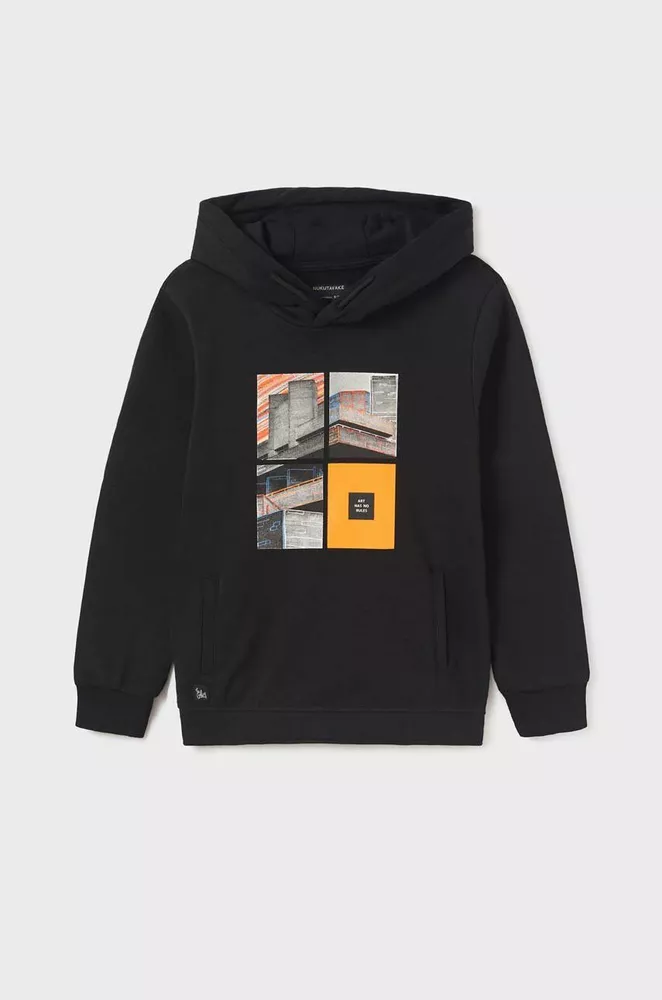 Chlapecká mikina s kapucí Mayoral 7423-082 velikost 140