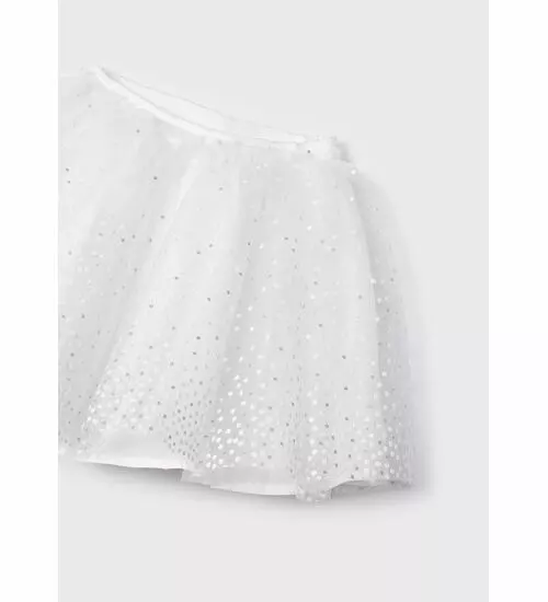 Dívčí tylová sukně Mayoral 3901-95 bílá