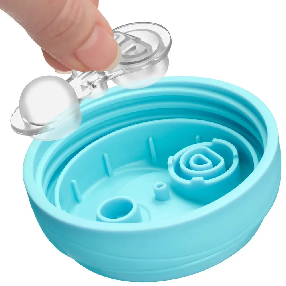 CHICCO Hrneček Active termo s tvrdým náustkem 266 ml, tyrkysový 14m+