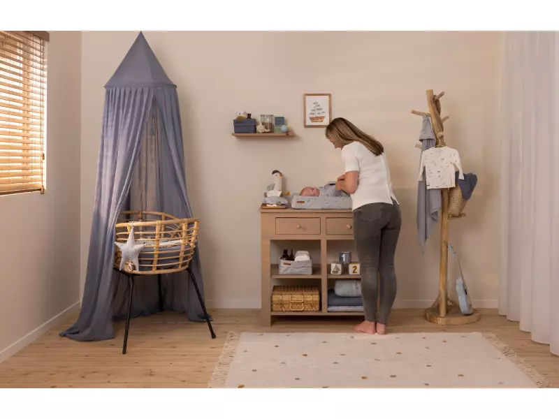 Little Dutch Spací pytel s oddělitelnými rukávy 90 cm Námořnický záliv Blue