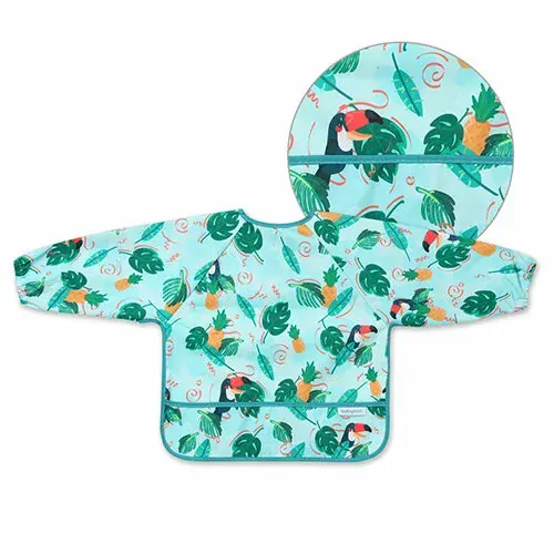 BABYONO Bryndák s dlouhým rukávem Toukans, 35 x 52cm, 6m+