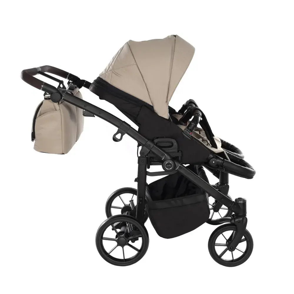 Kočárek pro dvojčata Jasmine Duo Life 02 Beige