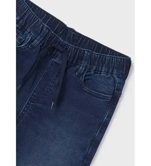 Chlapecké riflové jogger kalhoty Mayoral 7527-68 tmavě modré