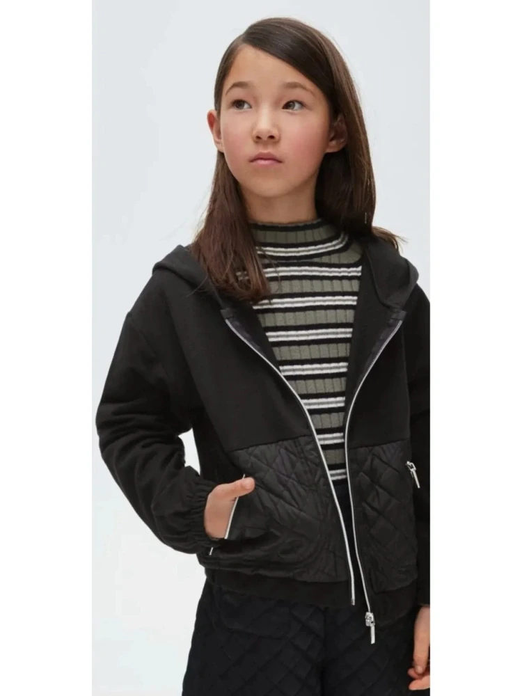 Dívčí mikina Mayoral 7420-18 černá velikost 167