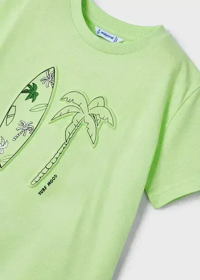 Chlapecké triko krátký rukáv Mayoral 3019 zelené Surf