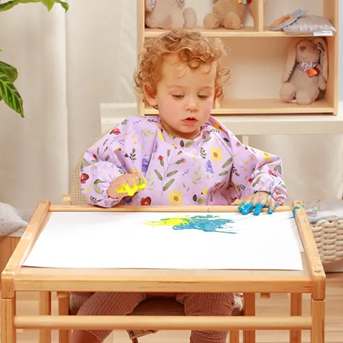 BABYONO Bryndák s dlouhým rukávem Garden, 35x52cm,6m+