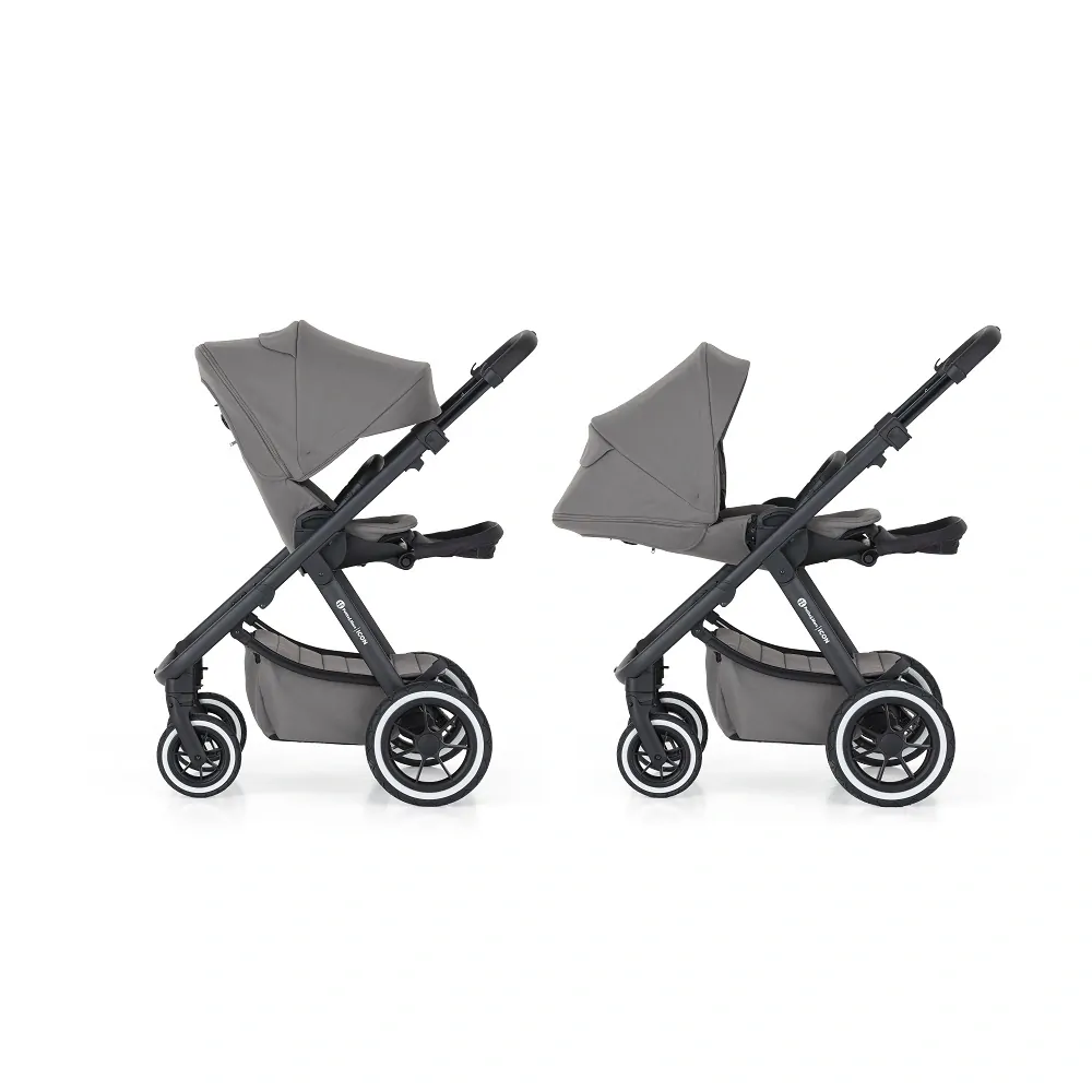 PETITE&MARS Kočárek kombinovaný ICON 2v1 Dove Grey XXL AIR