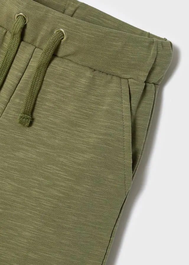 Dívčí lehké tepláky Mayoral 3593-88 khaki zelené velikost 98