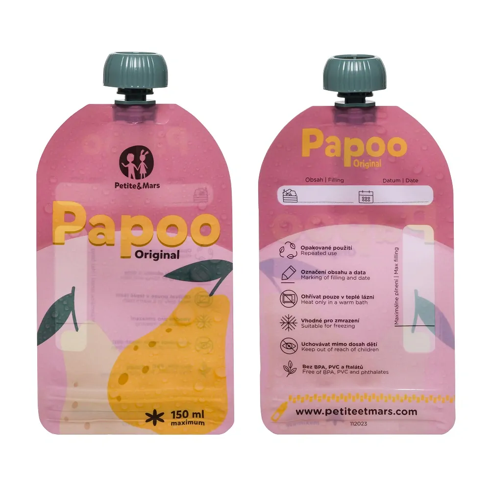 PETITE&MARS Kapsička na jídlo Papoo Originál - 6 ks