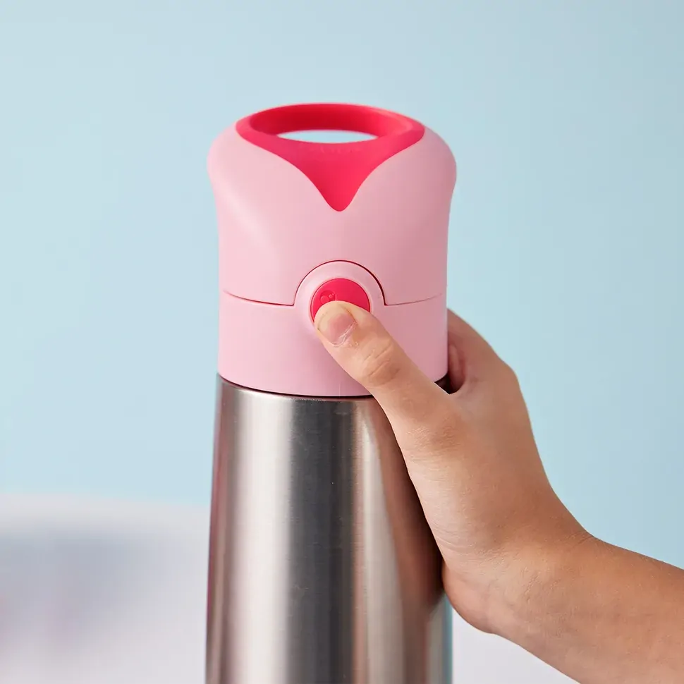 b.box Termoska na pití s brčkem 500 ml Flamingo/Fizz